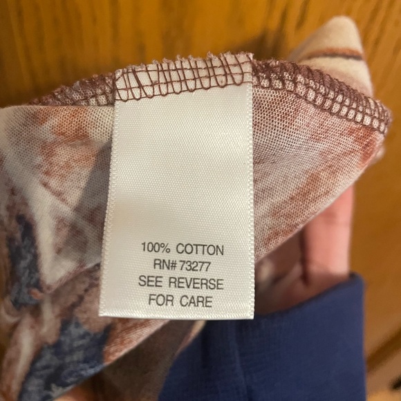 Simply Vera Long Sleeve Cotton Tee - Picture 4 of 5